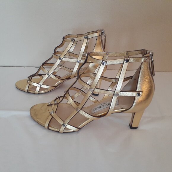 Jimmy Choo Cage Tina Sandals - Picture 5 of 14